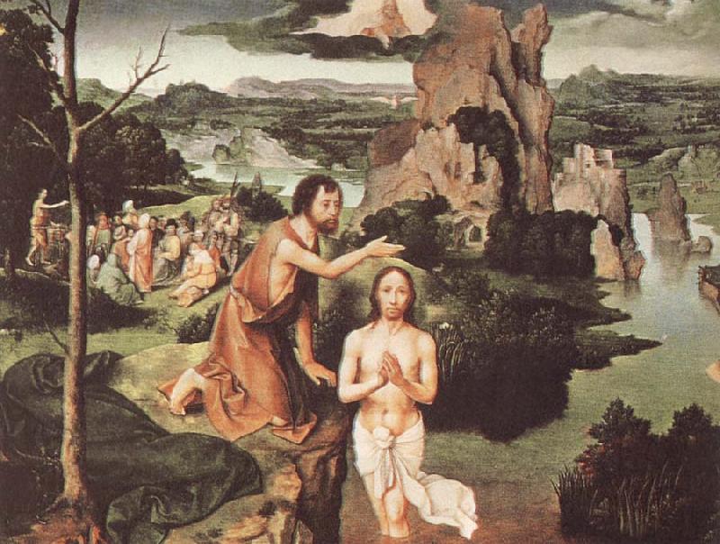 PATENIER, Joachim The Baptism of Christ oil painting picture